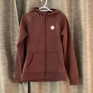 Burton burgundy hoodie